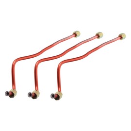 Gatuida 3Pcs Aluminum Air Compressor Hose with Brass Fittings Oil Pneumatic Tube for Industrial Applications High Efficiency Pressure Relief Valve Versatile Replacement