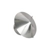 Cone Top Chimney Cap with Screen (9 Inch), Silver