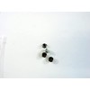 4 Pack 1/4" Metal Hole Plugs- Nickel Plated - SP-250-NK