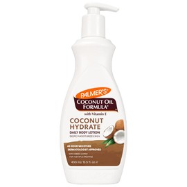 Palmer's Coconut Oil Formula Body Lotion – Loción Corporal Hidratante Coco con Extracto de Café Verde y Vitamina E, Humectación 48 Horas, Dermatológicamente Probada, 400ml