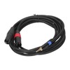 3.5mm Stereo Male to Dual 2 XLR Male Plug Connector