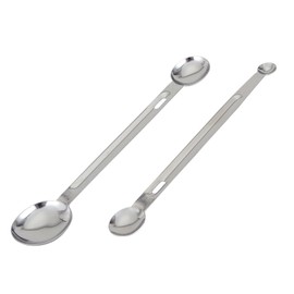 Kai KAI KITCHEN DH8122 Stainless Steel Long Measuring Spoons, Set of 2, Tbsp, 1/2 Tsp, Little, 4 Types, Dishwasher Safe, Silver, Made in Japan
