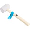 OX Pro White Rubber Mallet - Non-marking Rubber Mallet Hammer