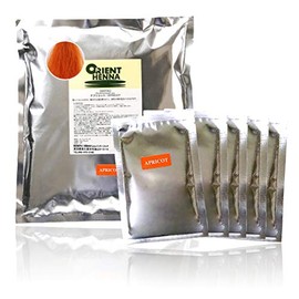 Salon Quality Orient Henna Apricot, 17.6 oz (500 g), Premium Henna + 4 Herbs