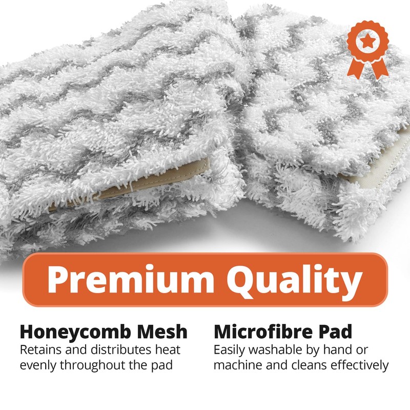 Reliapart Steam Mop Floor Pads Rectangular Head Type for Shark