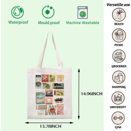 FOTAP Hawaii Travel Gift Hawaii Inspire Tote Bag Aloha State Handbag Beach Lover Gift Hawaiian Shoulder Bag (Hawaii T)