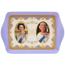 The Leonardo Collection Her Majesty Queen Elizabeth II Commemorative Small Tray L21cm Souvenir Memorabilia, White