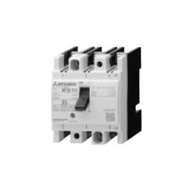 Mitsubishi Electric NF30-FA 3P 10A No Fuse Circuit Breaker FA Series for Control Panel, Vertical Dimensions 2.8 inches (72 mm), Simple Back Wiring
