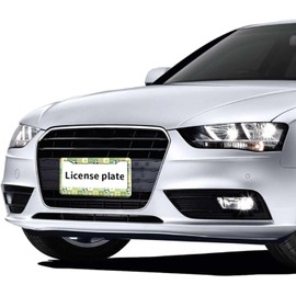 MFQLL Cute Panda Lisence Plate Frame, Lovely Animal Pattern Funny Car Tag Frame, Green License Plate Holder Accessory with 2 Holes and Screws Fits US Standard License Plates 12x6 Inch