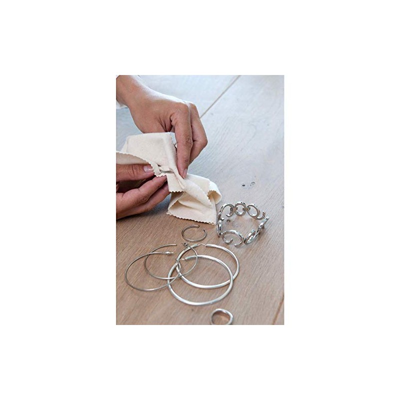 HG Silver Gloss Cloth, Professional Silver Polishing Cloth for Jewelry