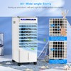 COSTWAY Portable Evaporative Air Cooler for Room, Include Remote Control,