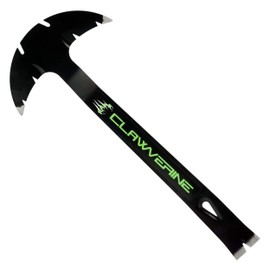 09-276 CLAWVERINE - Nail Removal Tool, Step Siding, Step Flashing, Prying end with Extractor Head Multi-Tool, Pry-bar, Roofing Tool
