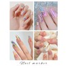 6 Color 3D Nail Art Pens Set, Kalolary Nail Point