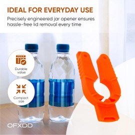 Soda Bottle Top Opener - Pack of 2 - Plastic Bottle Opener - Twist Bottle and Can Openers