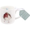 Royal Worcester Wrendale Designs Mug - Garden Friend Robin, 11