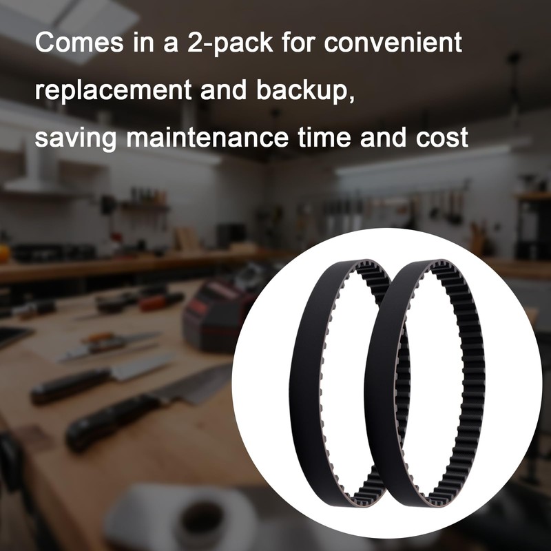 2 Pack OR90109 Drill Sharpener Drive Belts Compatible with Sears