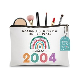 CoCoCherry 21st Birthday Gifts for Her, 21st Birthday Gifts Cosmetic Bags, 21st Birthday Gifts for Her Keepsake, Birthday Gift Ideas for Her (2004)