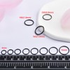 Nose Ring Black Hinged 20 g 18 g 16 g