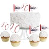 Batter Up - Baseball - Dessert Cupcake Toppers - Baby