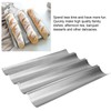 Baking Pan, Stainless Steel Baguette Pan, for Bread Loaves Baking(Four