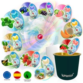icMentol - 8 Aroma Combinations, 800 Capsules Menthol Balls, Aroma Capsule, Aroma Balls, DIY Click Balls