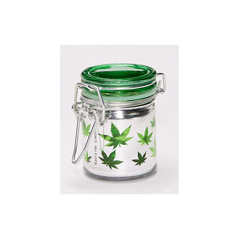 Airtight Glass Mini Storage Jar Set of 3 - Green