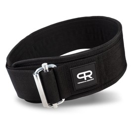 PR Quick-Lock Hybrid Weightlifting Belt - Black - Size: Medium