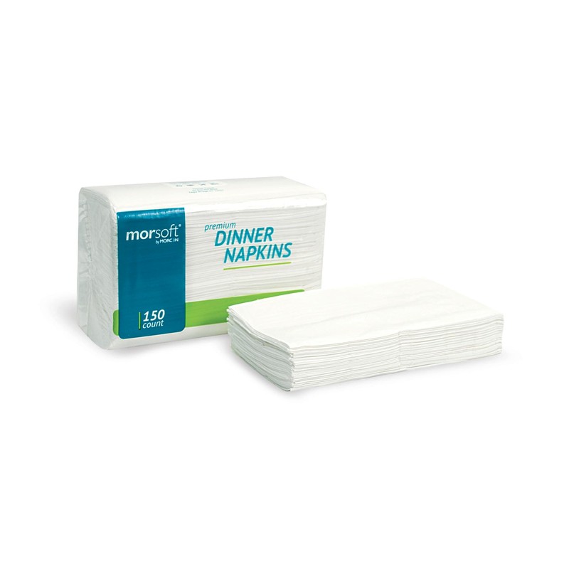 Morsoft by Morcon Commercial Dinner Napkins, 2-Ply, 14.2 in. x