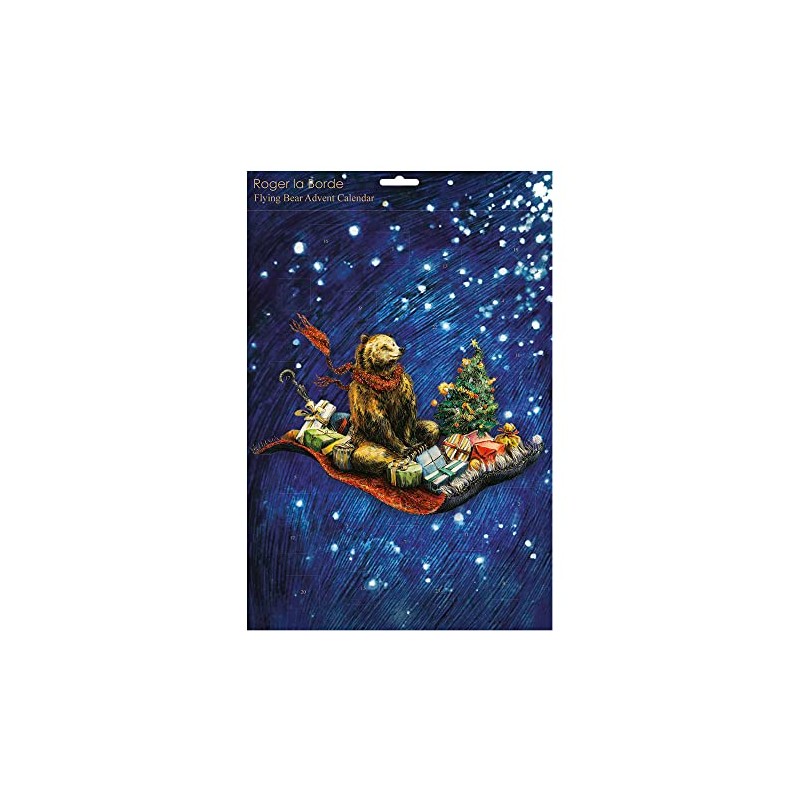 Flying Bear Roger La Borde Flat Advent Calendar 380 x
