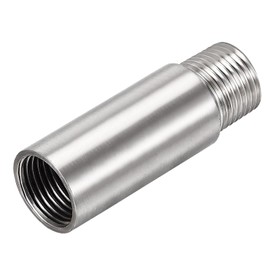 Recogwood Shower Head Extension Arm, 2.76 Inch Shower Arm Extender G 1/2 Inch Stainless Steel Shower Arm Extension Round Pipe for Bathroom Accessory (7cm)