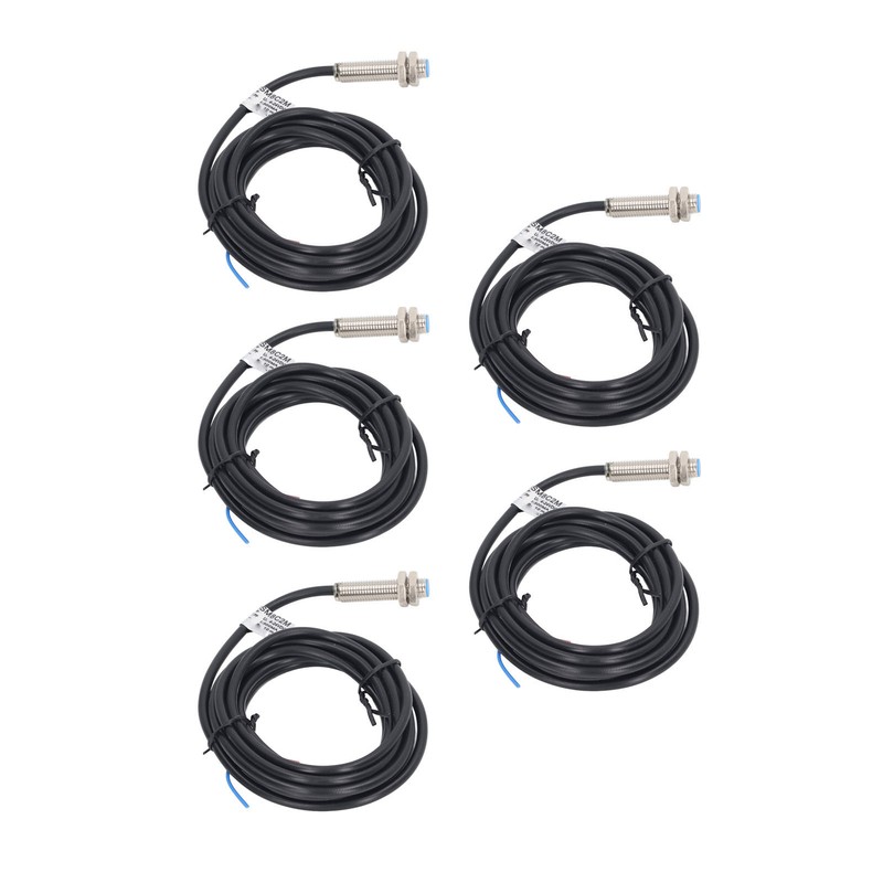 5Pcs Proximity Sensor Approach Switch 4‑24VDC NPN Normally Open for