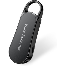 Professional Portable V56 Voice Recorder 128GB, Howabo New Upgraded Noise Reduction HiFi Pure Sound Quality, 1536Kbps Audio Activated Voice Recorder for Your Lectures Meetings Classes