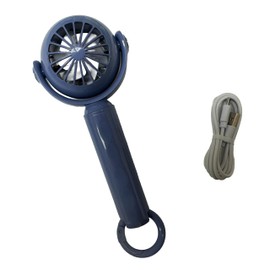 No-ne. Cooling Plate, Handy Fan, Blue, Approx. W 3.2 x H 7.3 x D 2.4 inches (82.5 x 185 x 60 mm), 603-1581