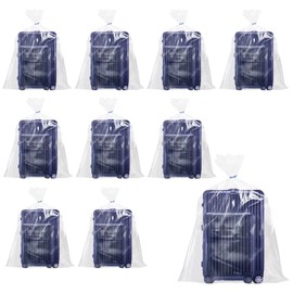 Extra Large Clear Plastic Storage Bags, 10 Pack Flat Large Plastic Bags, 40x60 Inches 100x150 cm Huge Storage Bags for Luggage Suitcase Clothes Quilts Blankets