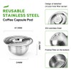 BENFUCHEN Reusable Stainless Steel Coffee Capsules for Bi aletti, Refillable