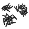 DGZZI Windshield Wiper Hose Connectors 24PCS Black Windscreen Washer Tube