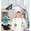 DolliBu Sitting Cow Doctor Plush Toy - Super Soft Cow