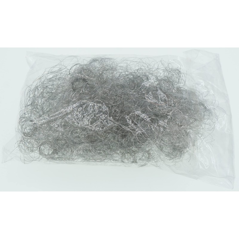 HRB Angel Hair Silver 17 g Tree Decoration Curly Tinsel