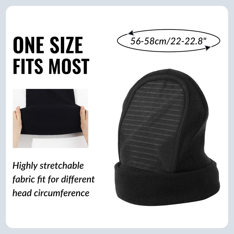 WRTTR-Boys Professional Bboy Cap Padded Head Spin Beanie Knitted Cotton