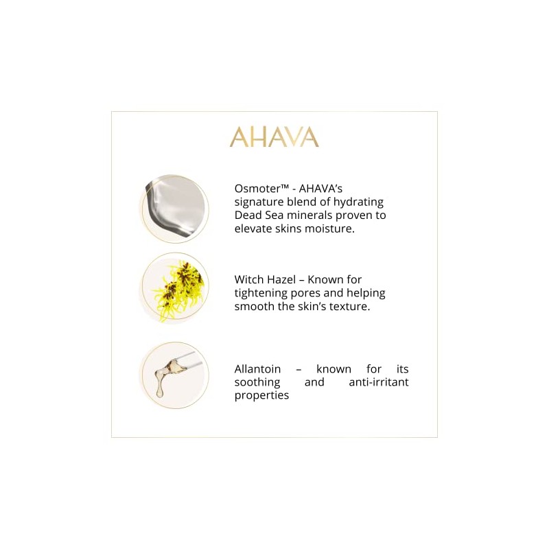 AHAVA Dead Sea Mineral Crema de manos, Original, Sin color,