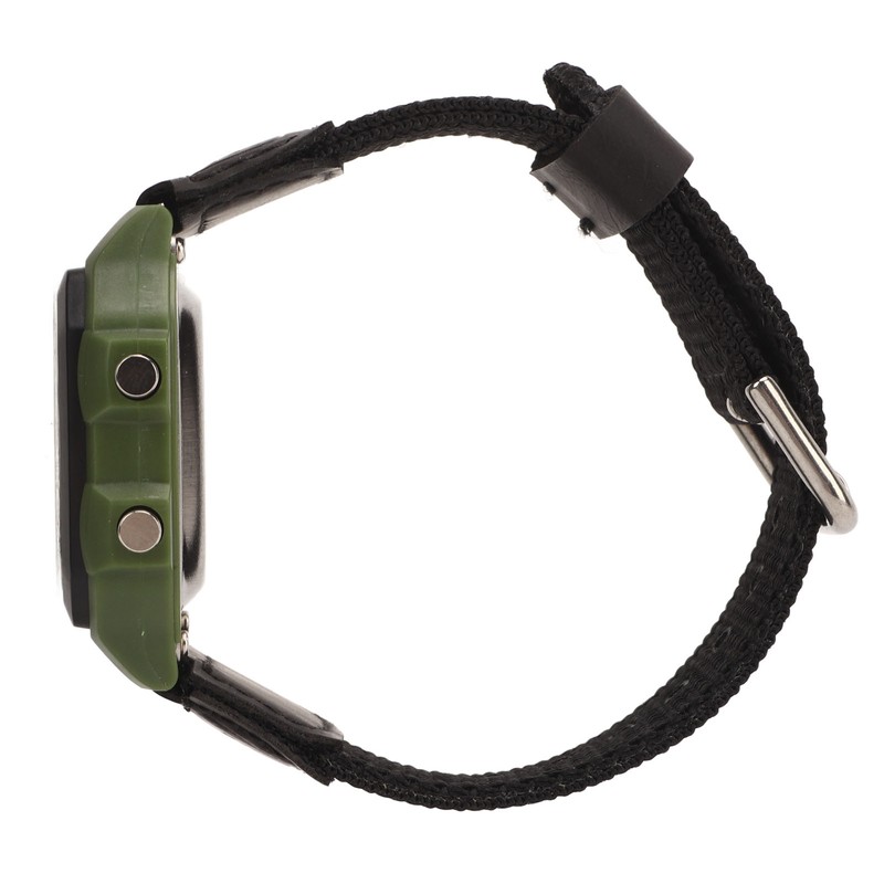 Digital Sport Watch Canvas Strap Luminous Waterproof Retro Sport Watch