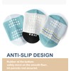 Baby Non Slip Toddler Socks, 12 Pairs Soft Cotton Crew