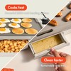 bella 10" x 20" Electric Griddle with Warming Tray, EverGood™