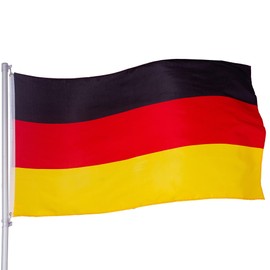 OZSENFLINT Germany Flag 90 x 150 cm 100% Polyester German Flag with Brass Eyelets Germany Flag