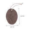 FOMIYES 3pcs Callus Remover Foot Stone Natural Earth Pumice for