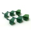 CUESOUL Rust Integrated Dart Shafts and Flights Pack of 6