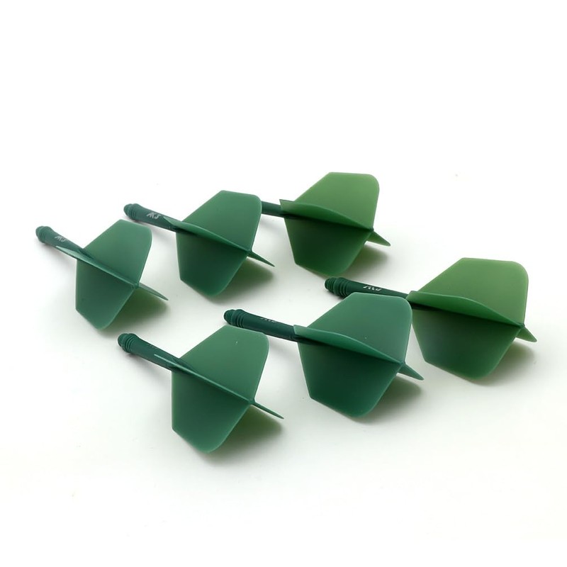 CUESOUL Rust Integrated Dart Shafts and Flights Pack of 6