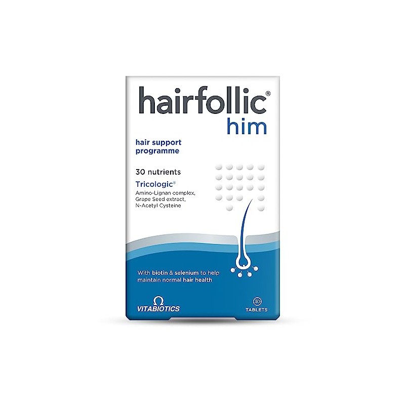 Vitabiotics Hairfollic Him - 30 Tablets
