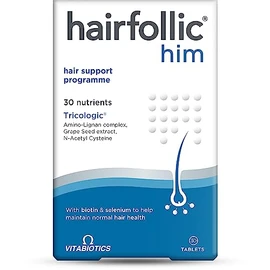 Vitabiotics Hairfollic Him - 30 Tablets