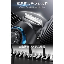 Beard Trimmer, Men's, Type C, Rapid Charging, Length Adjustment, LED Display, Remaining Amount, Beard Trimmer, Clippers, Collarbones, Commercial Use, Household Use, Waterproof Design